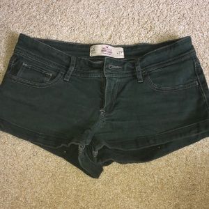 Hollister low rise jean shorts